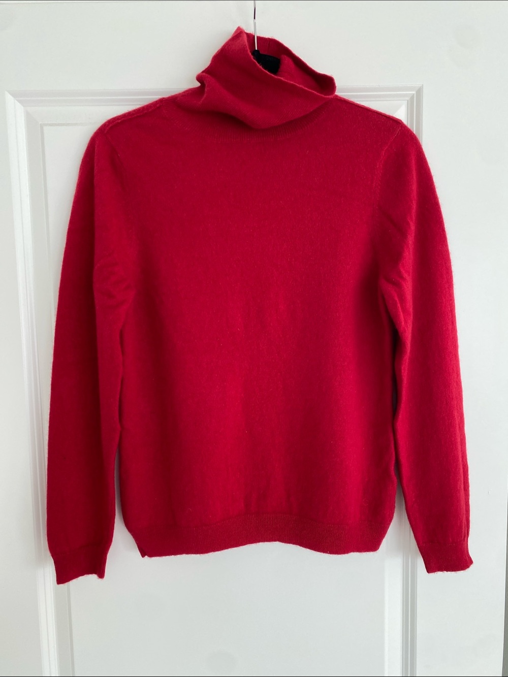 in Classic Red Cashmere Sweater